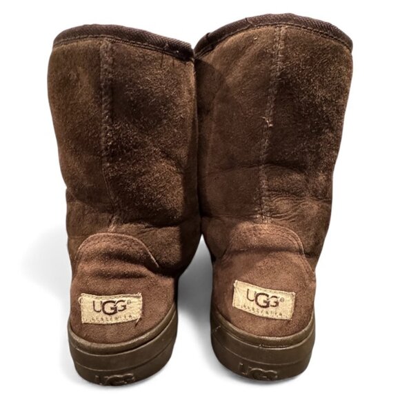 UGG Ultra Short 5225 Boots – Women’s 8 Chestnut Brown Sheepskin – Classic Short - Picture 4 of 7
